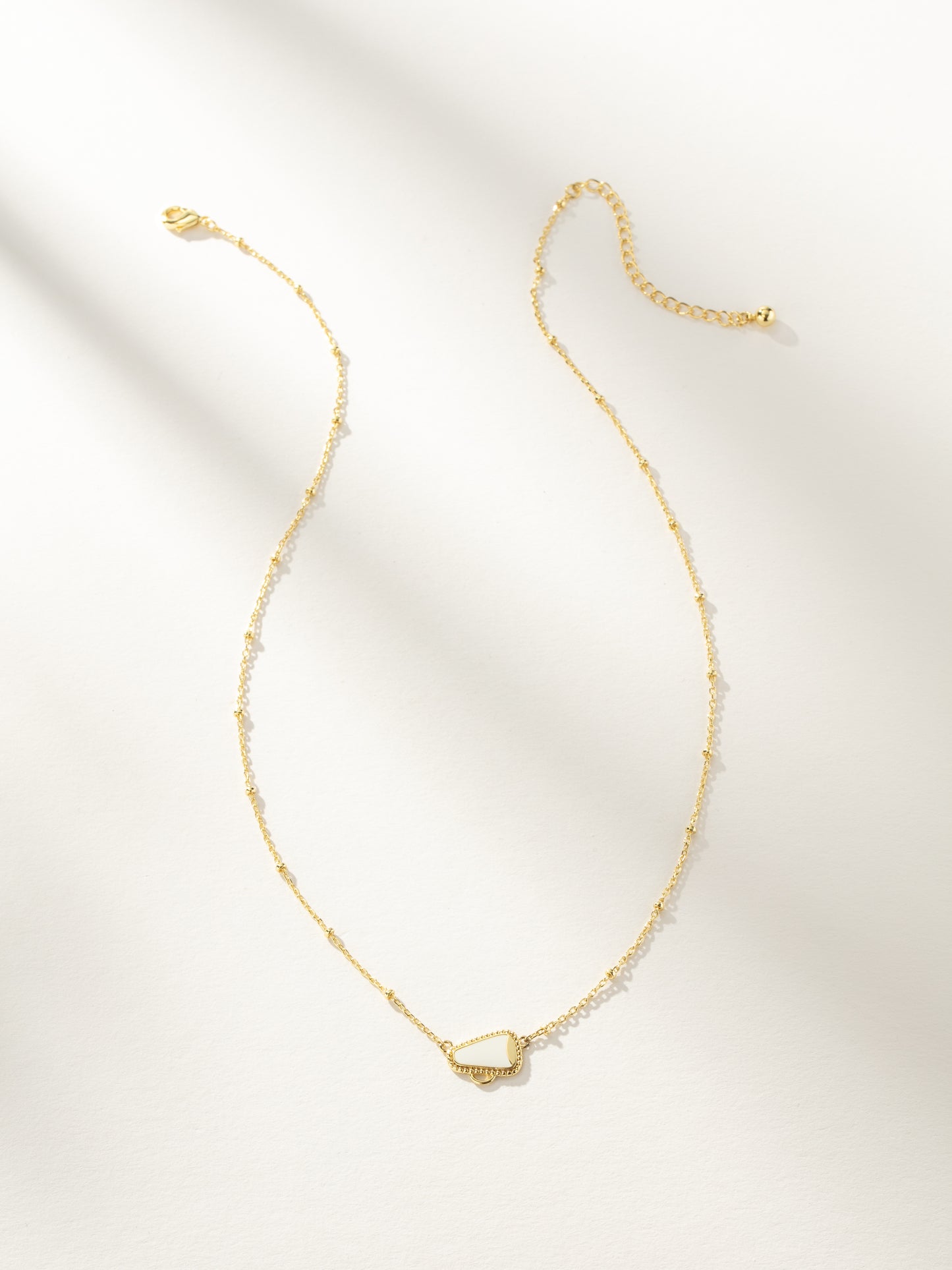 Cheer Megaphone Pendant Necklace | Gold | Product Image | Uncommon James