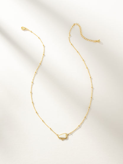 ["Cheer Megaphone Pendant Necklace ", " Gold ", " Product Image ", " Uncommon James"]