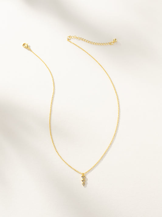 Moving On Arrow Necklace | Gold | Product Image | Uncommon James