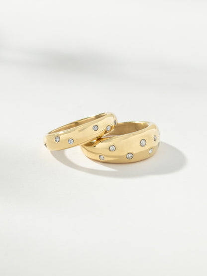 Cosmos Ring Stack (Set of 2) | Gold | Product Image | Uncommon James
