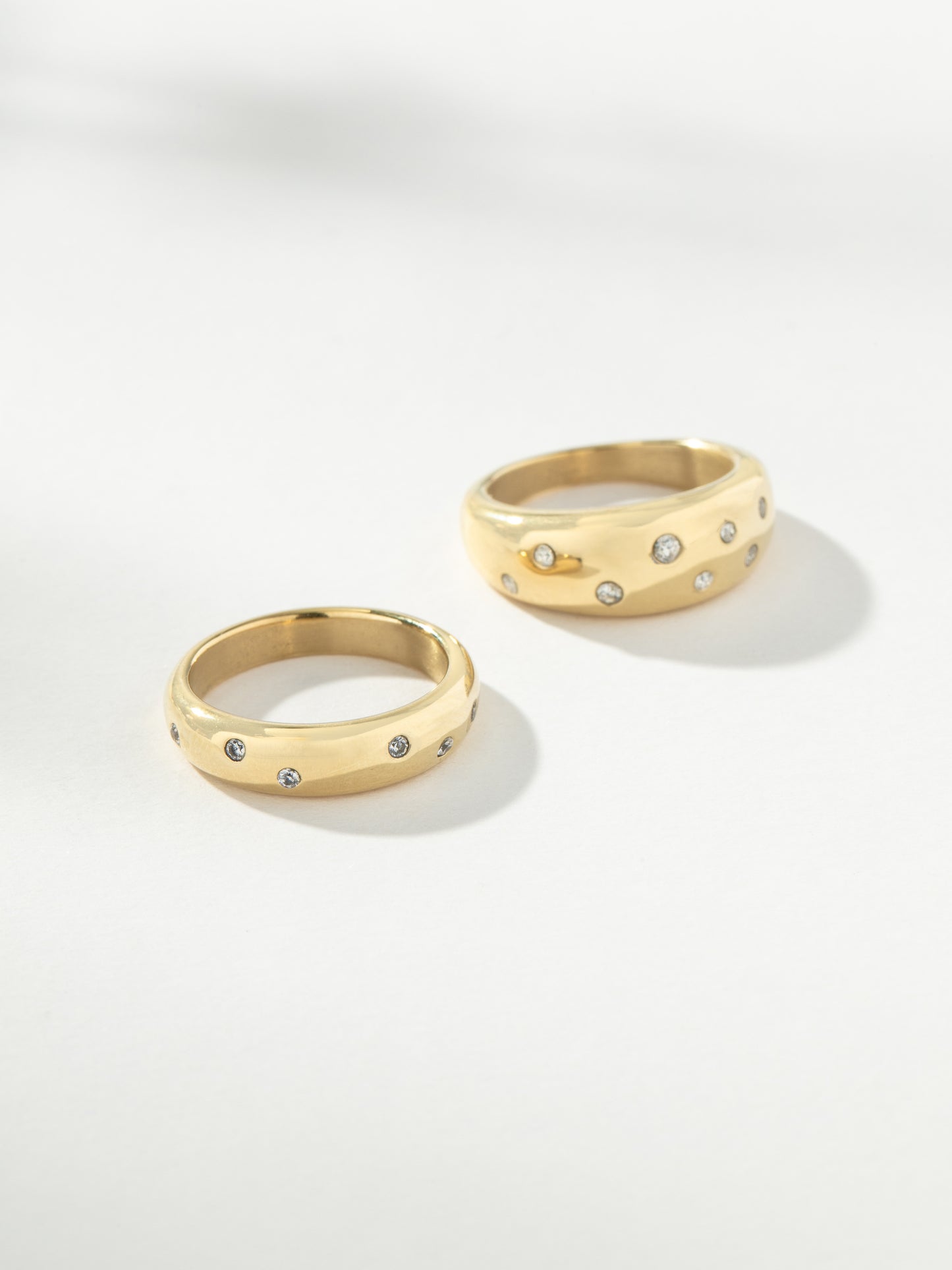 Cosmos Ring Stack (Set of 2) | Gold | Product Image | Uncommon James