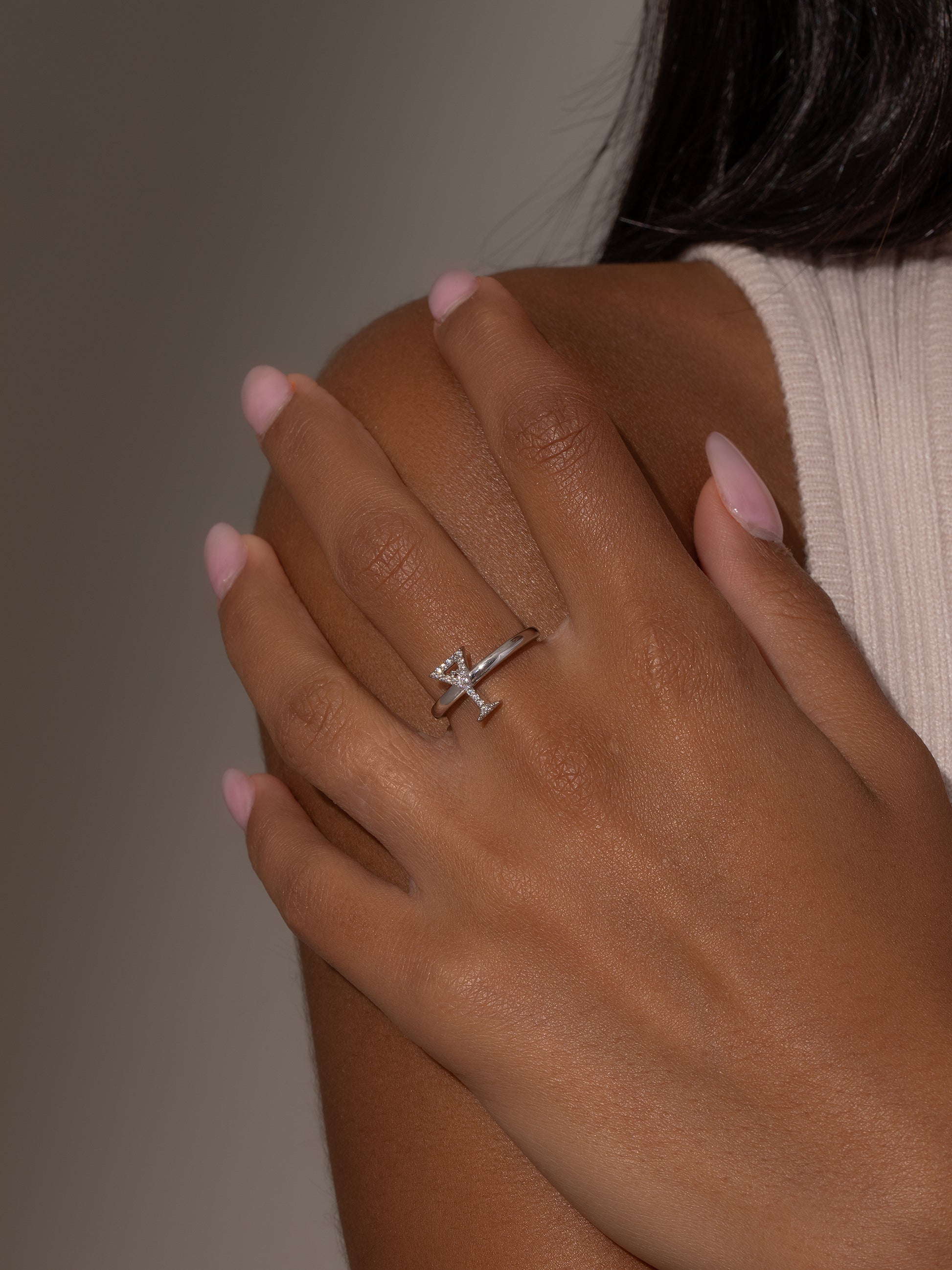 Martini Ring | Silver | Model Image | Uncommon James