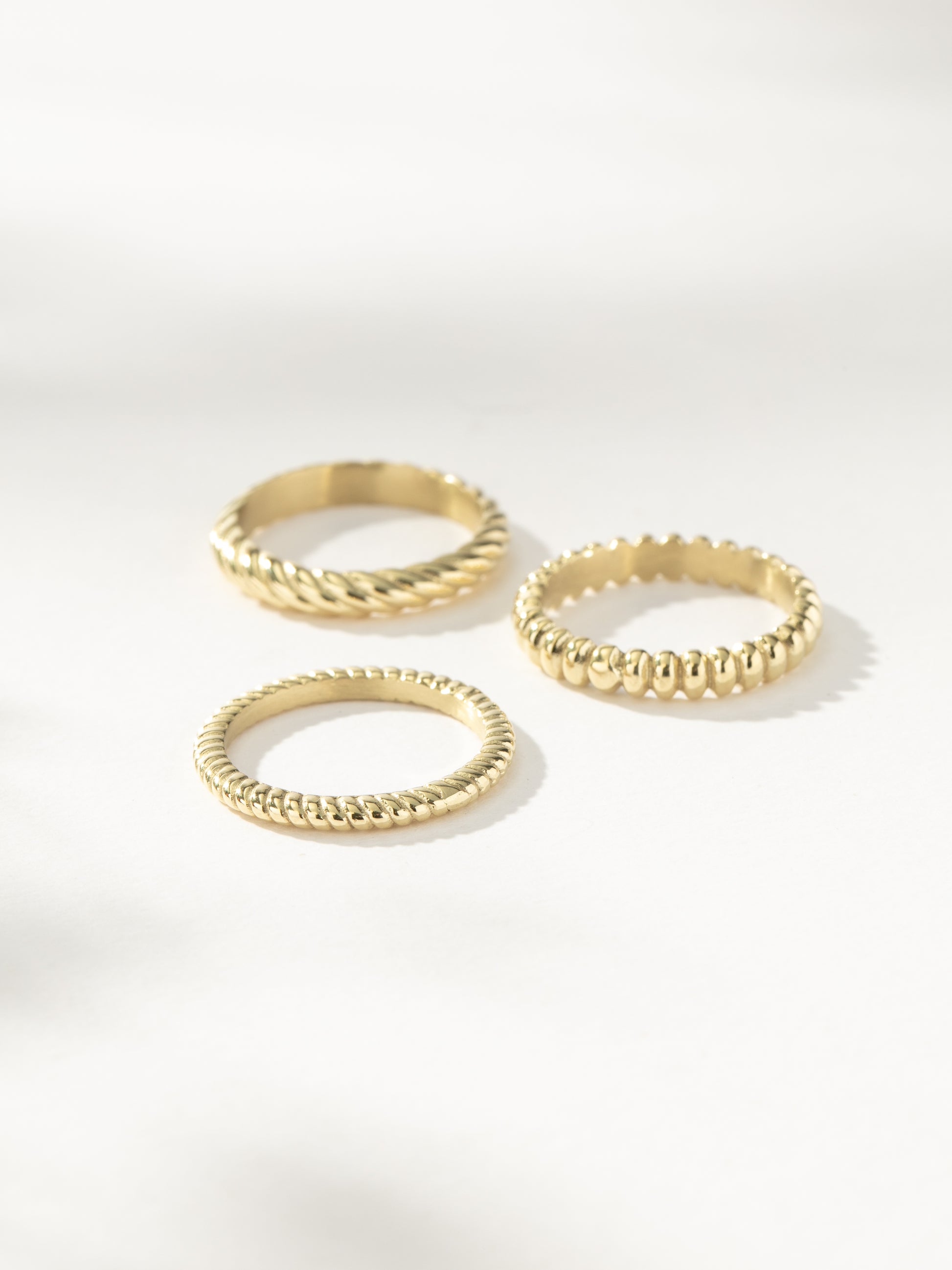 On The Move Ring Stack (Set of 3) | Gold | Product Image 2 | Uncommon James