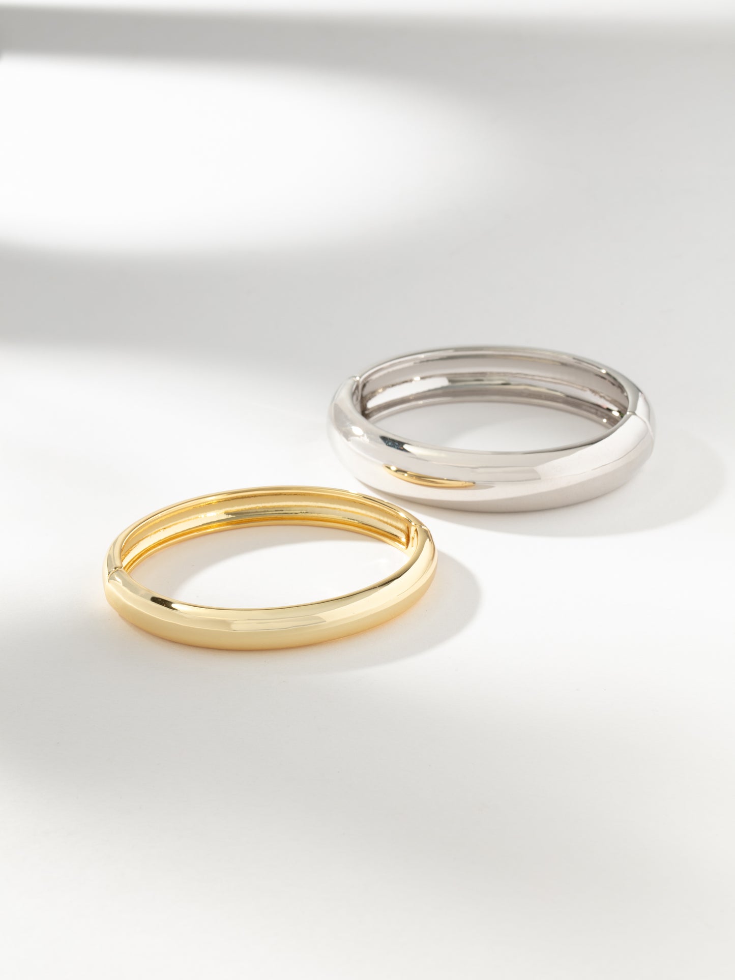 Mixed Metal Bangle Bracelet (Set of 2) | Mixed | Product Image | Uncommon James