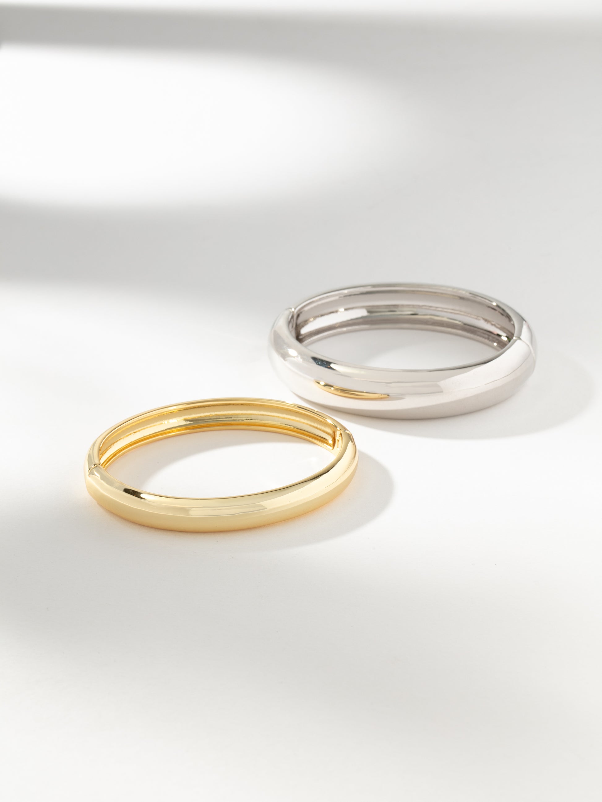 Mixed Metal Bangle Bracelet (Set of 2) | Mixed | Product Image | Uncommon James