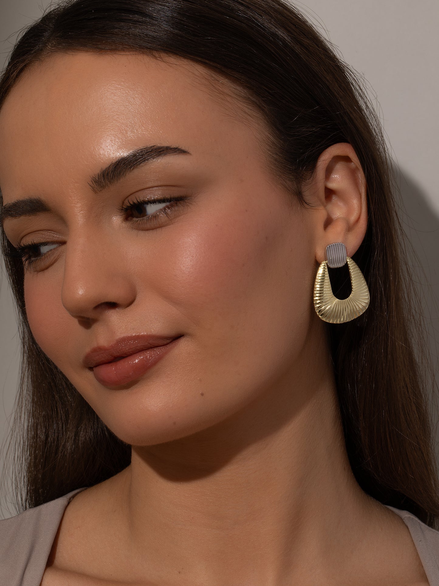 Mixed Metal Statement Earrings | Mixed | Product Image | Uncommon James