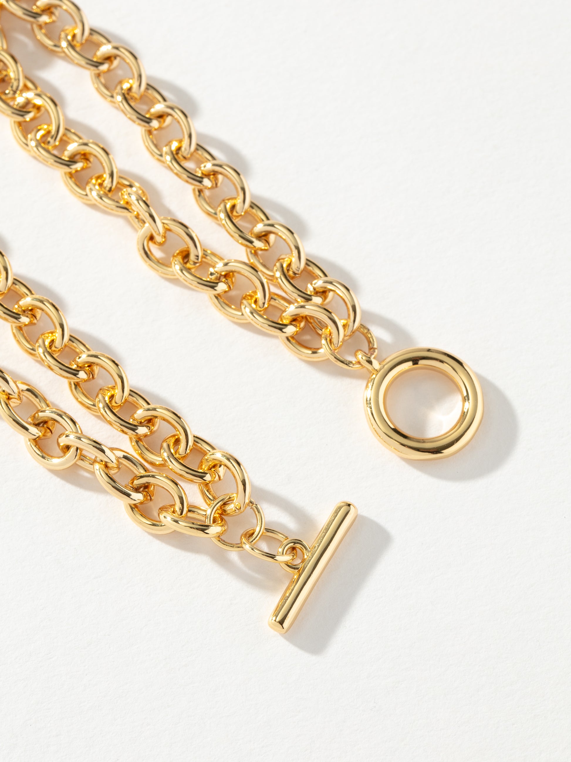 Double Up Charm Collector Bracelet | Gold | Product Image | Uncommon James