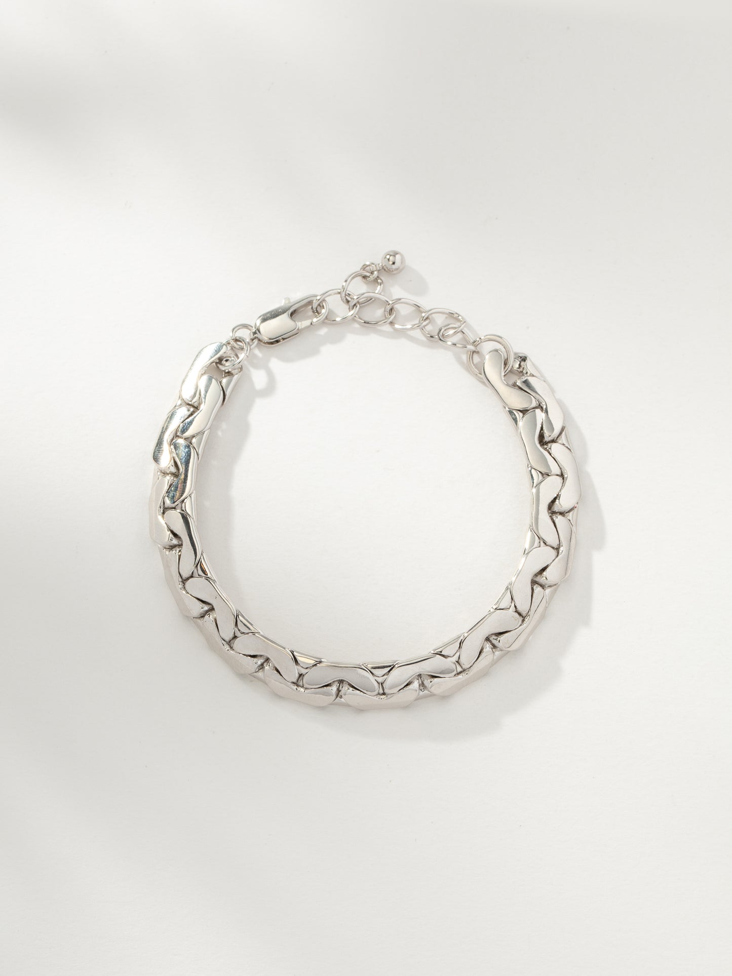 Eden Statement Chain Bracelet | Silver | Product Image | Uncommon James