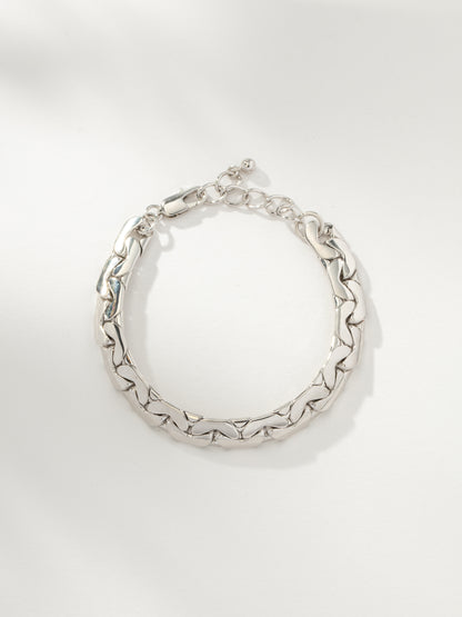 Eden Statement Chain Bracelet | Silver | Product Image | Uncommon James