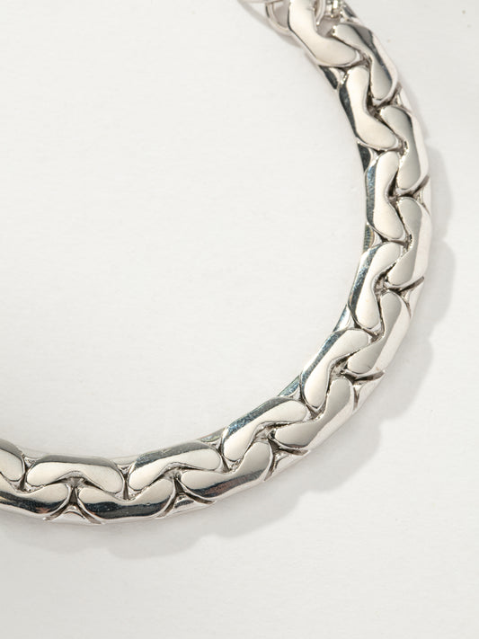 Eden Statement Chain Bracelet | Silver | Product Image | Uncommon James