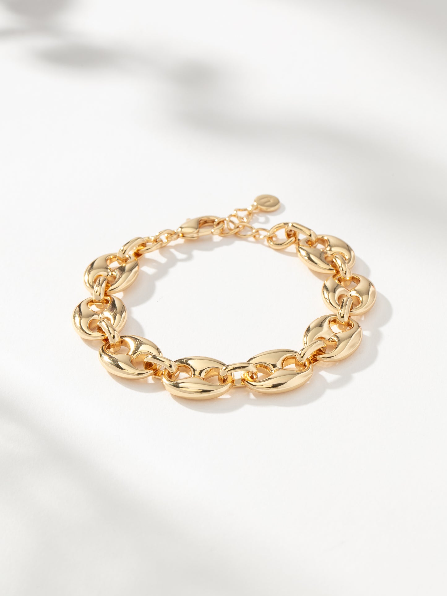 Puffed Mariner Chain Bracelet