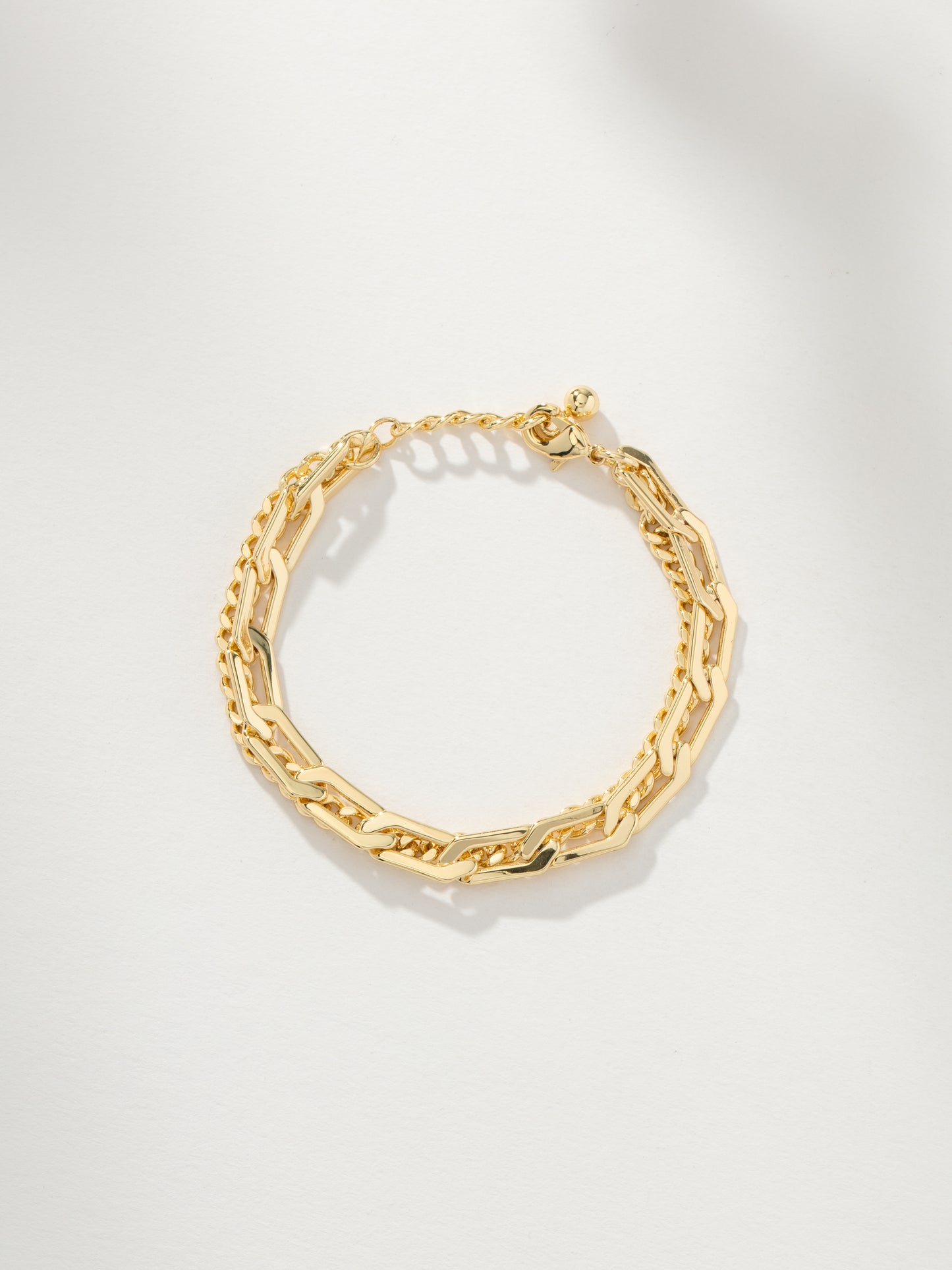 Suki Layered Chain Bracelet | Gold | Product Image | Uncommon James