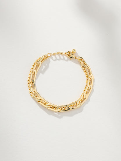 ["Suki Layered Chain Bracelet ", " Gold ", " Product Image ", " Uncommon James"]