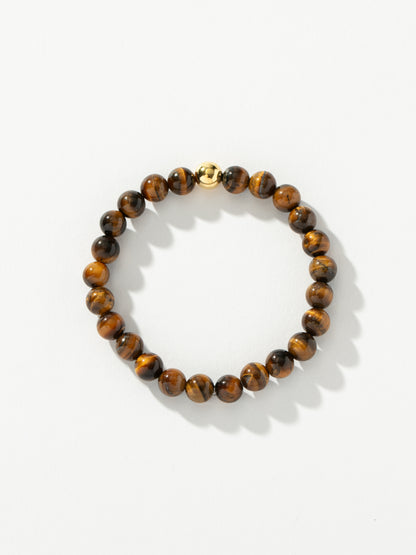 ["Tiger Eye Beaded Bracelet"]