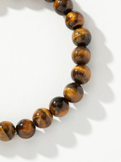 ["Tiger Eye Beaded Bracelet"]