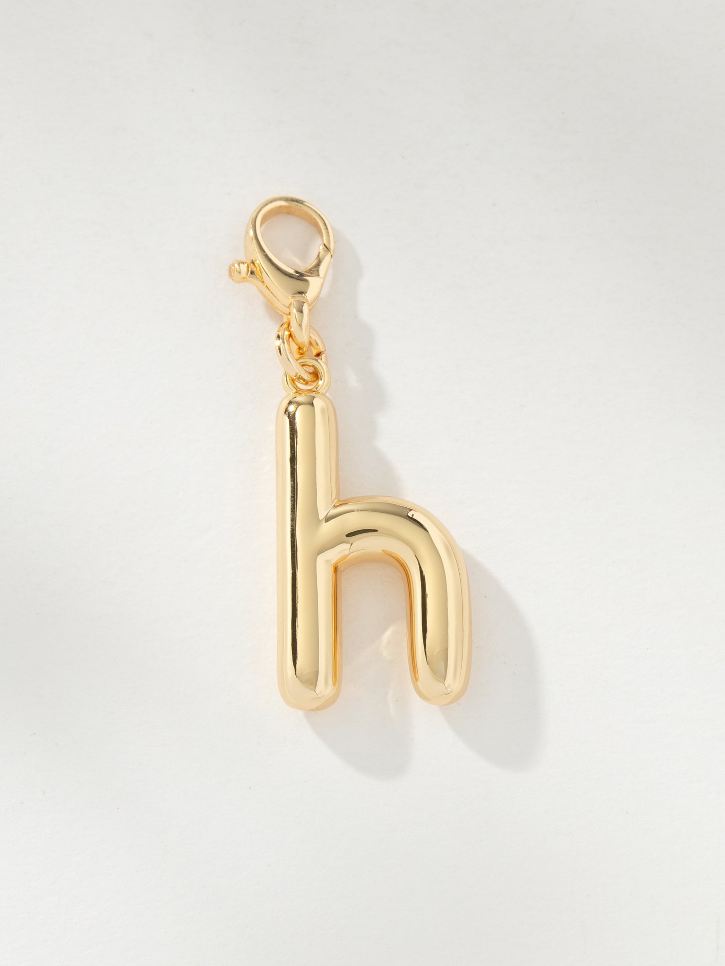 Bubble Letter Charm | Gold H | Product Image | Uncommon James
