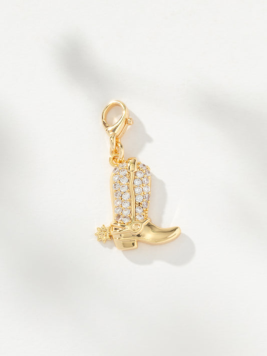 Pavè Cowboy Boot Charm