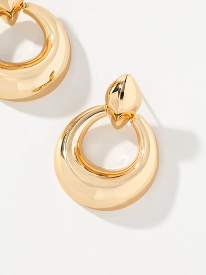 ["Gelato Doorknocker Earrings"]