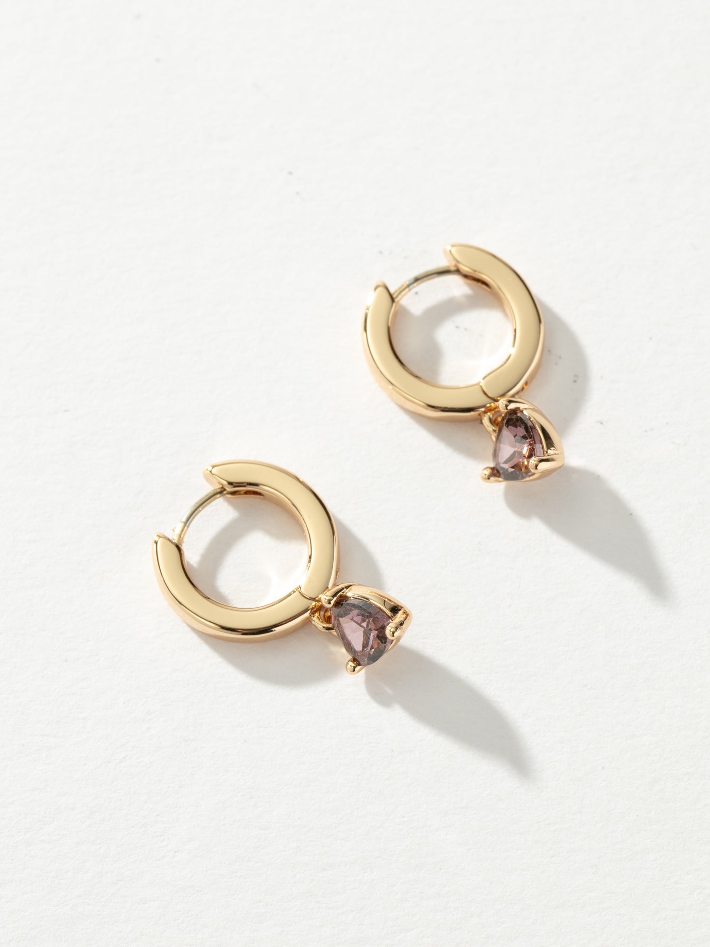 Haze Dangle Huggie Earrings