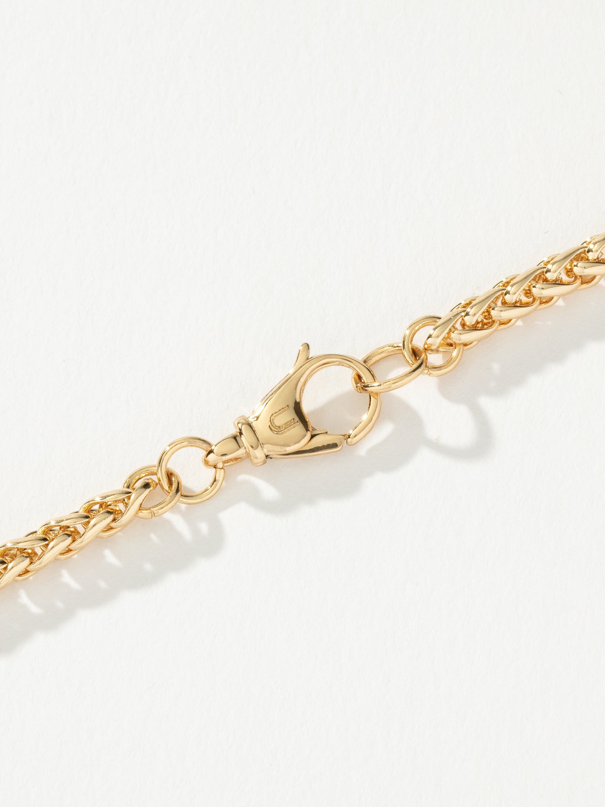 Men’s Wheat Chain Necklace 3.5mm | Gold | Product Detail Image 2 | Uncommon James