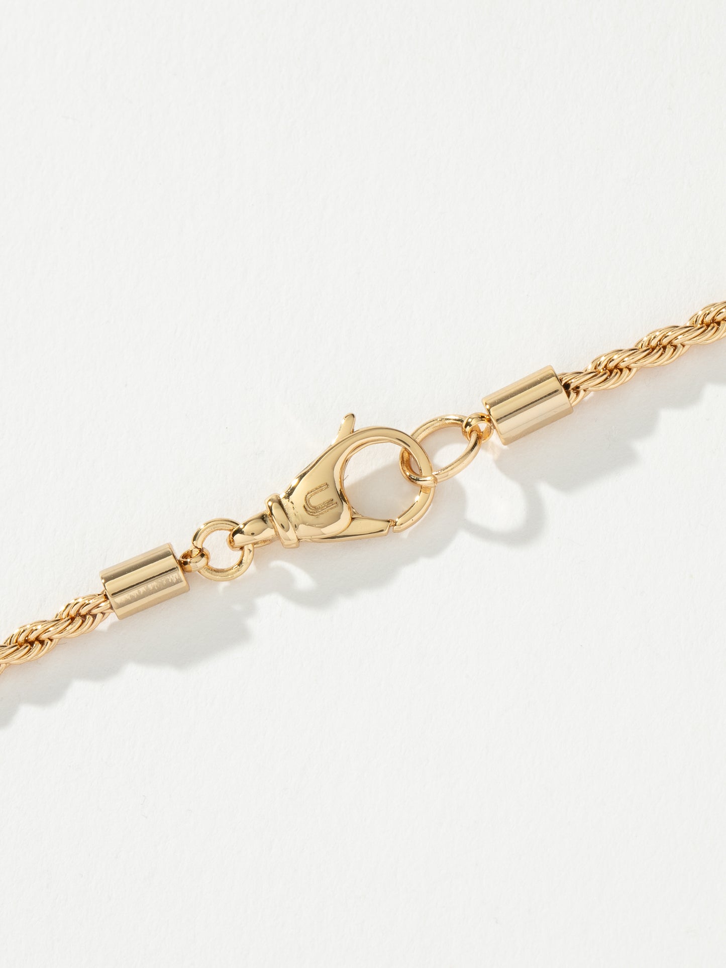 Men’s Rope Chain Necklace 3mm | Gold | Product Detail Image 3 | Uncommon James