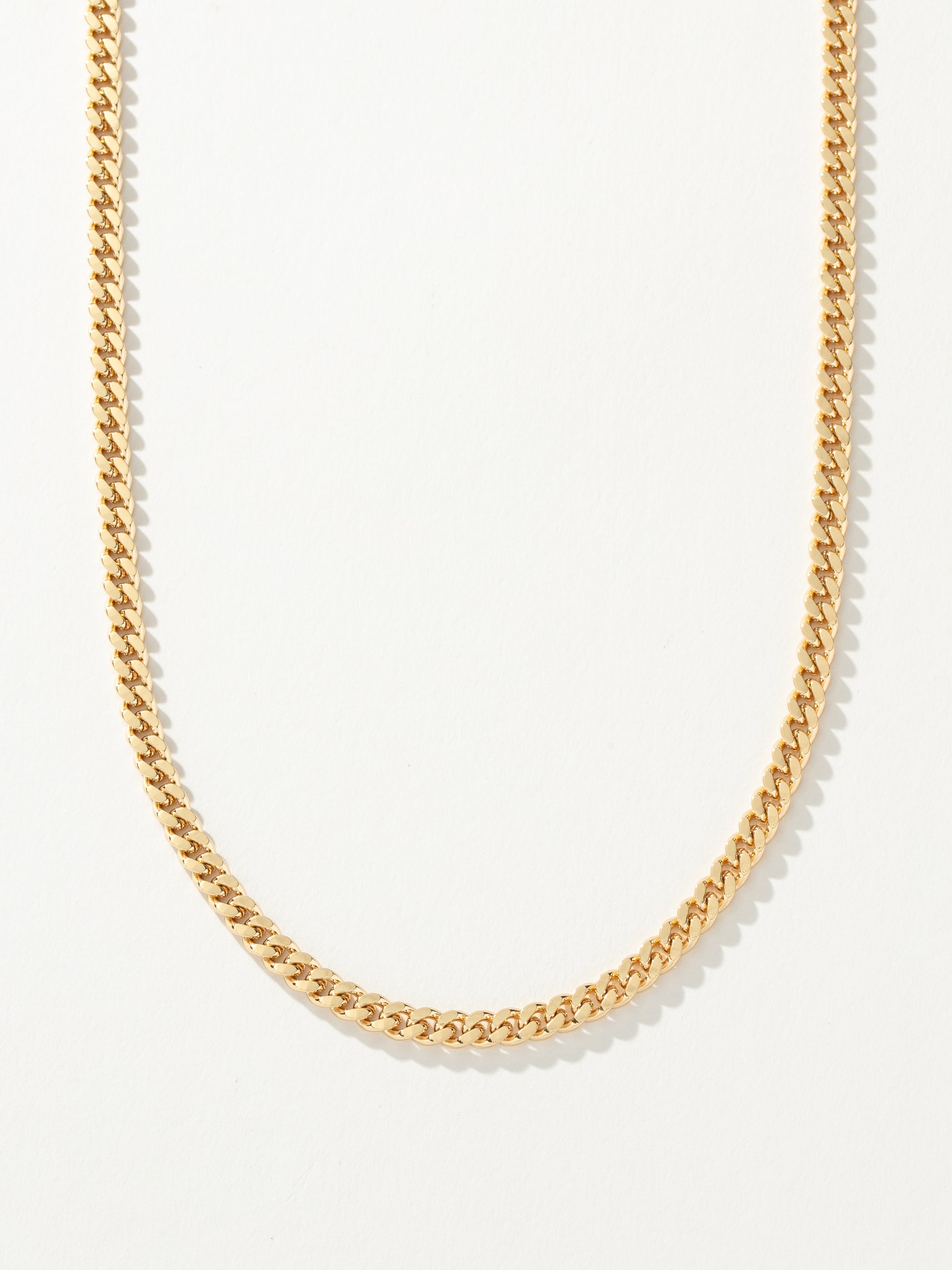 Men’s Cuban Chain Necklace 5mm | Gold | Product Detail Image | Uncommon James