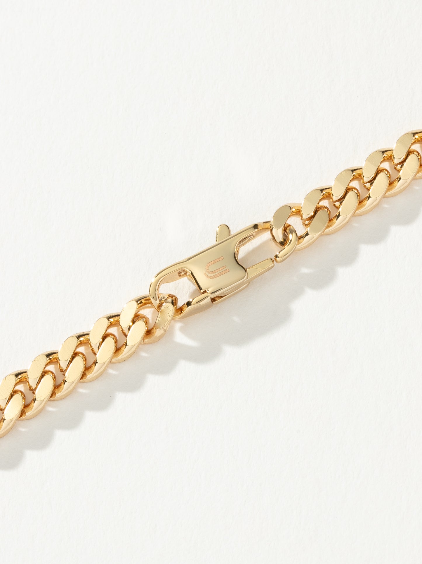 Men’s Cuban Chain Necklace 5mm | Gold | Product Detail Image 3 | Uncommon James