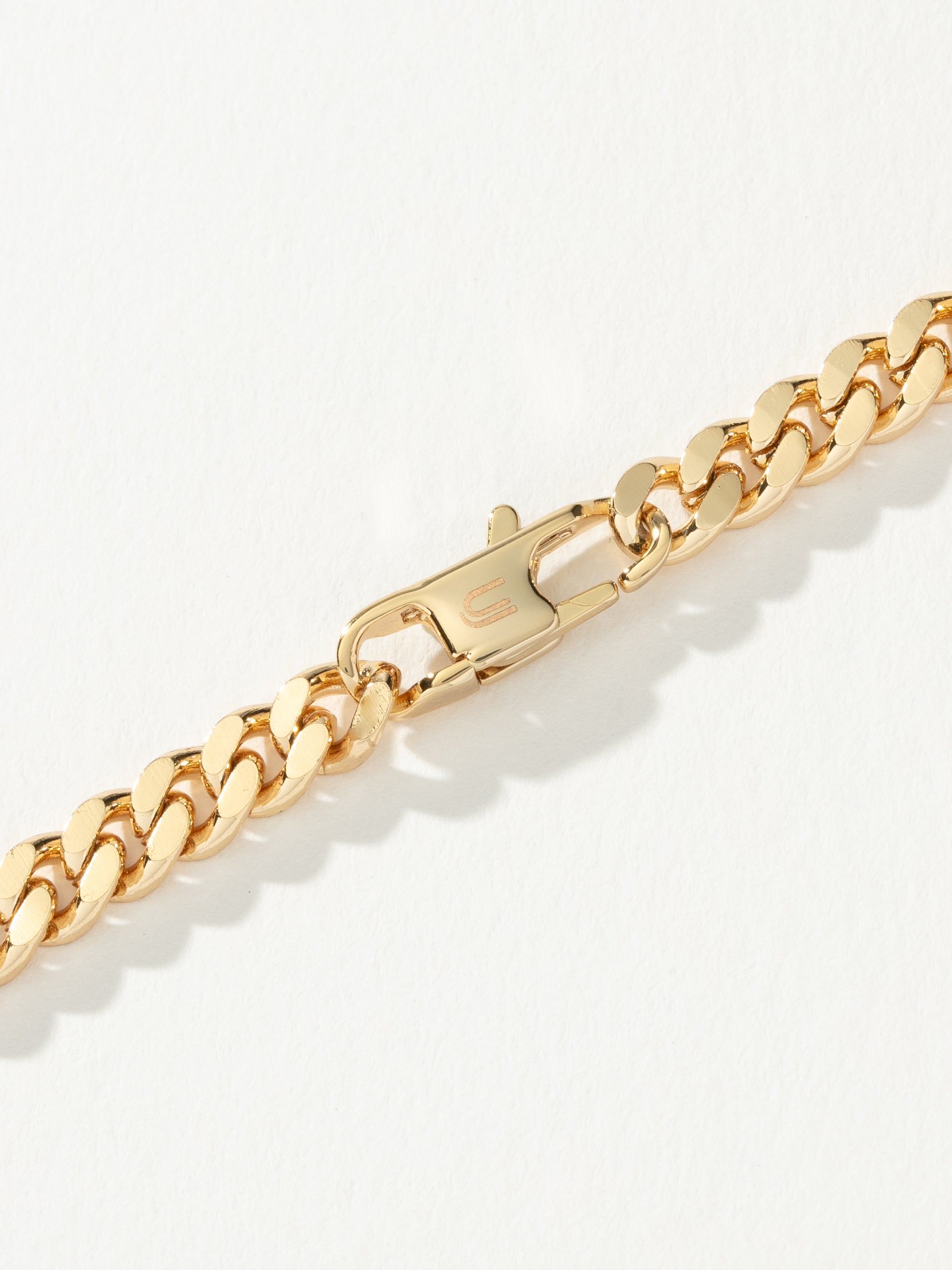 Men’s Cuban Chain Necklace 5mm | Gold | Product Detail Image 3 | Uncommon James