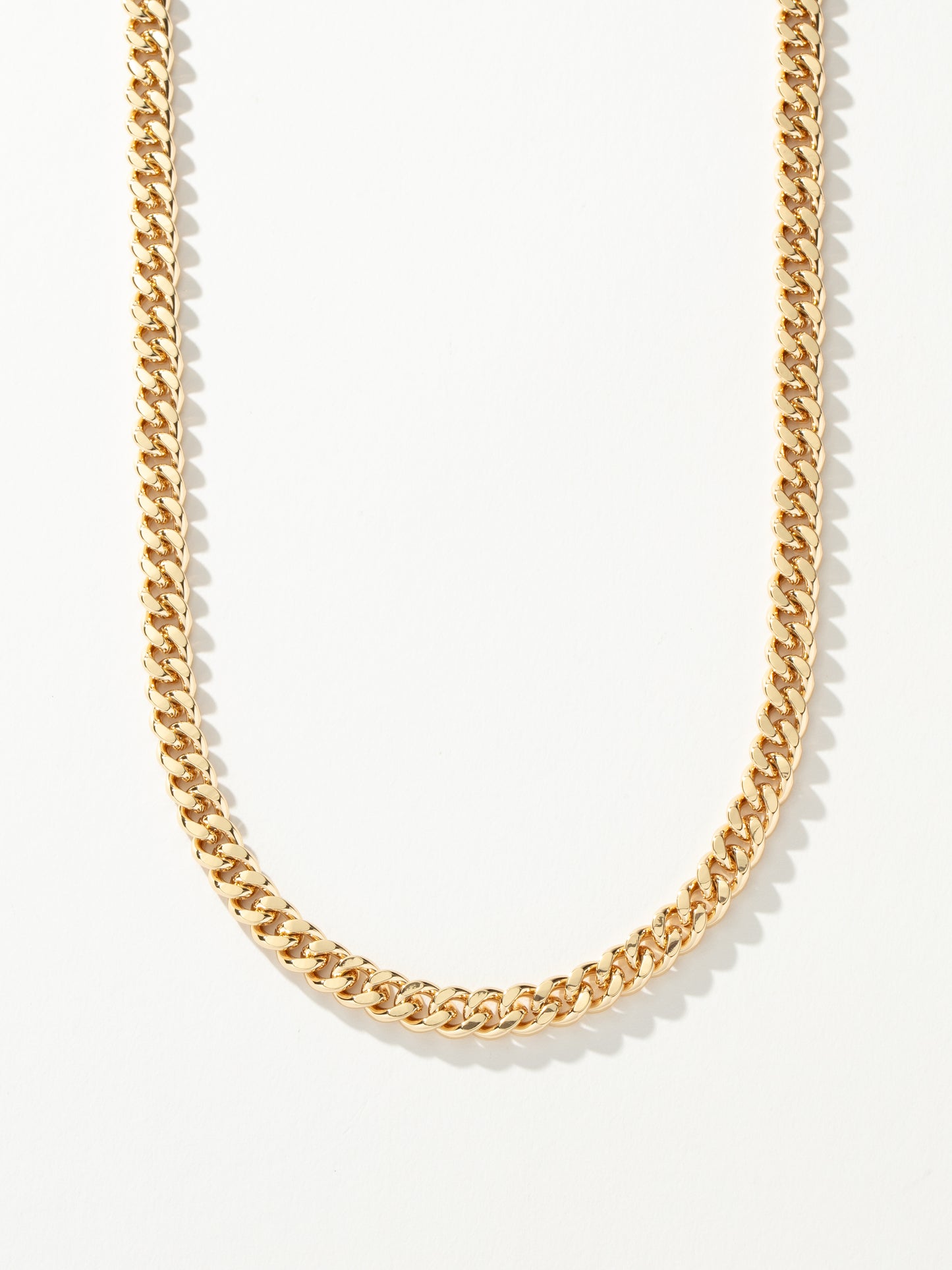 Men’s Cuban Chain Necklace 8mm | Gold | Product Detail Image | Uncommon James
