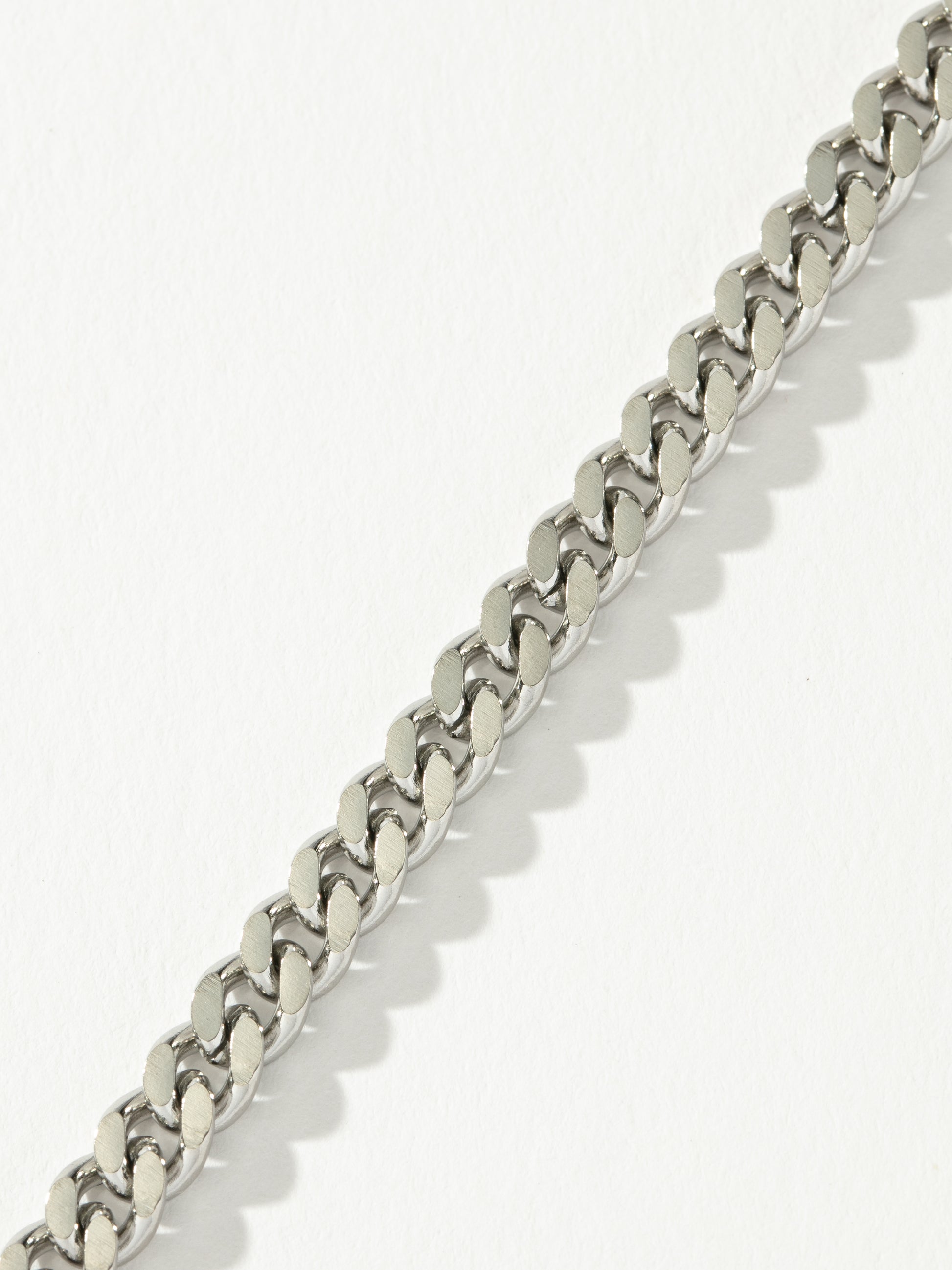 Men’s Cuban Chain Necklace 8mm | Silver | Product Detail Image 2 | Uncommon James
