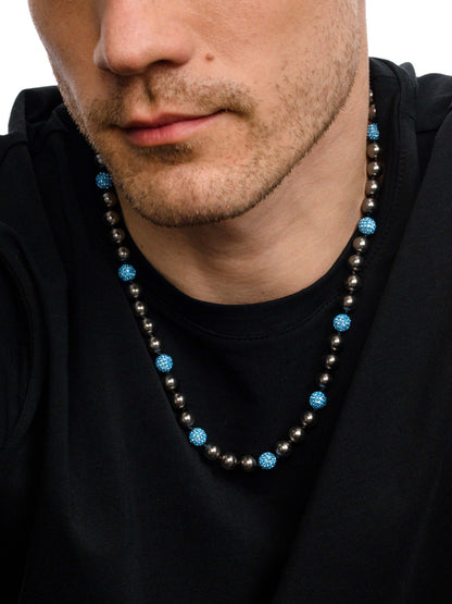 ["Bryce Harper Men's Pavé Beaded Necklace"]