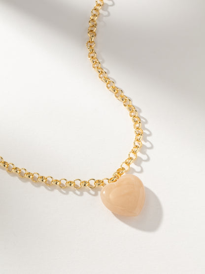 ["Change of Heart Necklace ", " Gold ", " Product Image ", " Uncommon James"]