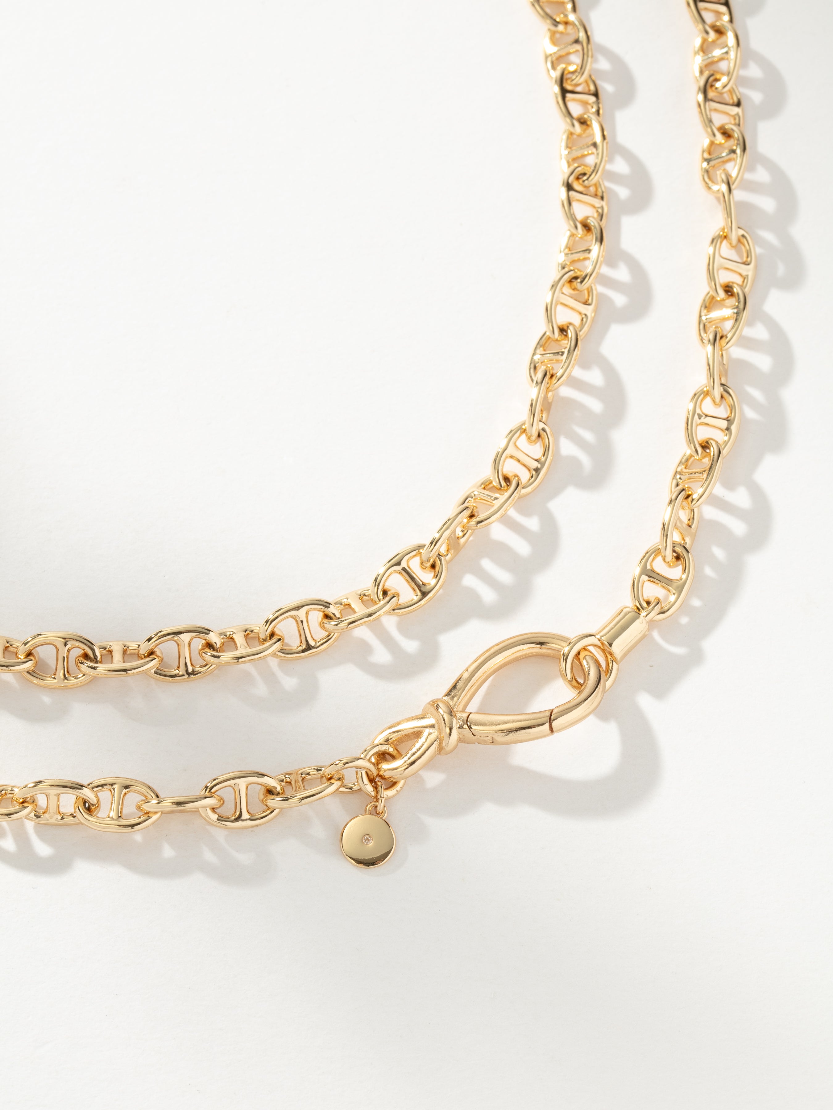 Daybreak Layered Chain Necklace in Gold | Uncommon James