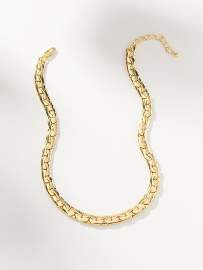 ["Eden Statement Chain Necklace ", " Gold ", " Product Image ", " Uncommon James"]