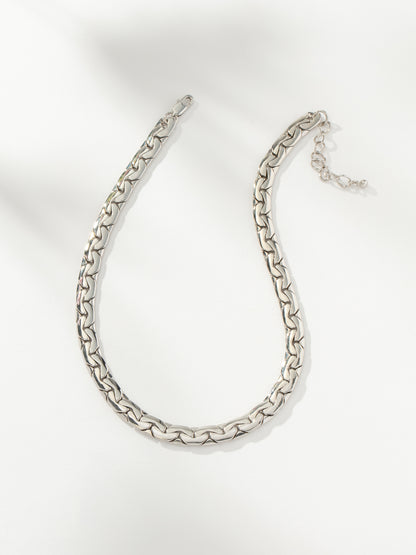 Eden Statement Chain Necklace | Silver | Product Image | Uncommon James