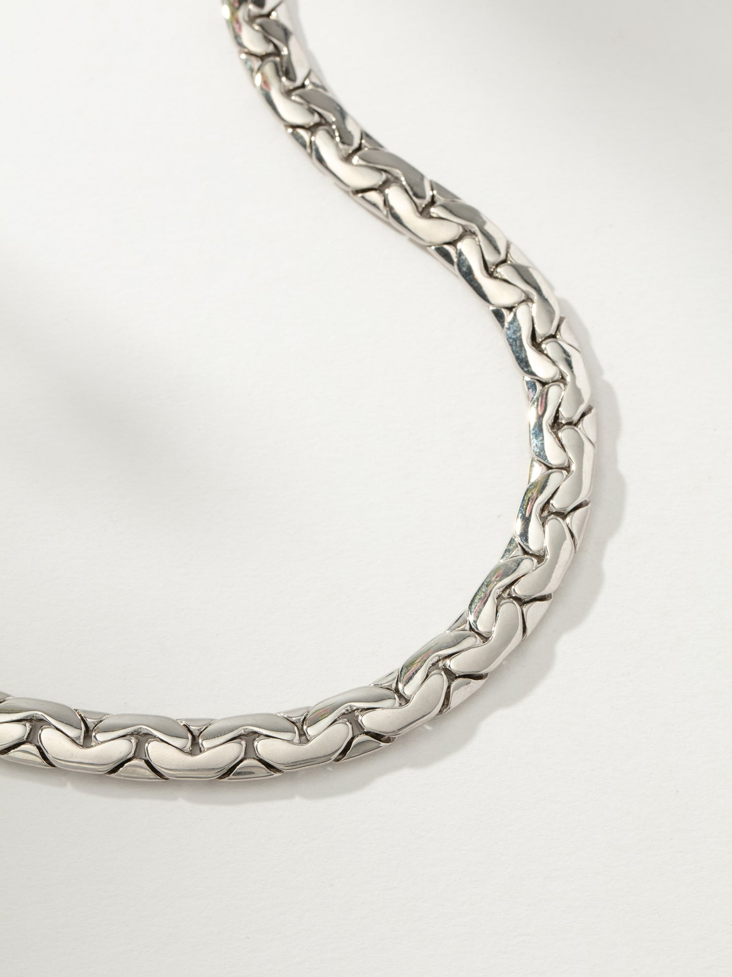 Eden Statement Chain Necklace | Silver | Product Image | Uncommon James