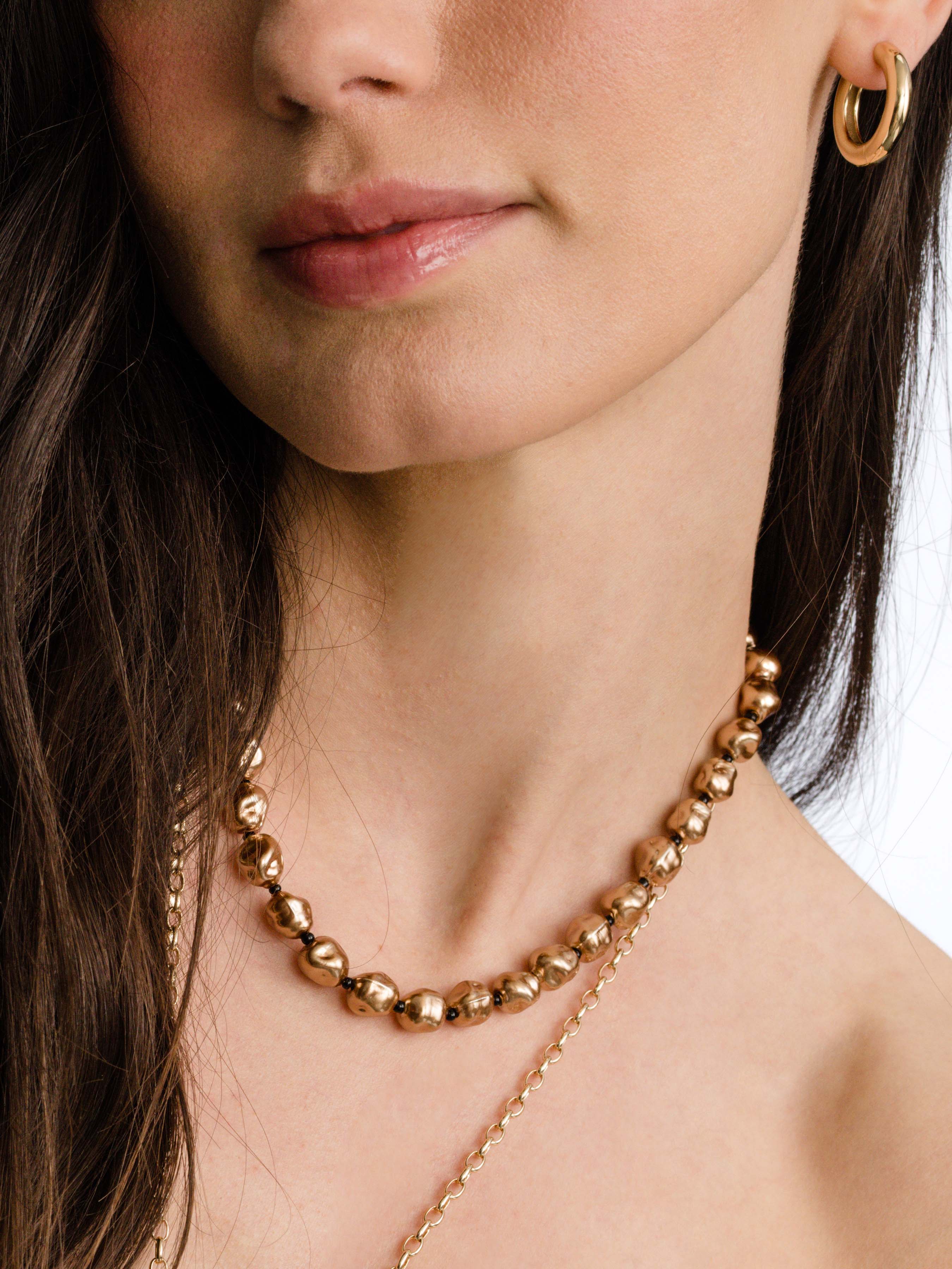 Espresso Pearl Necklace