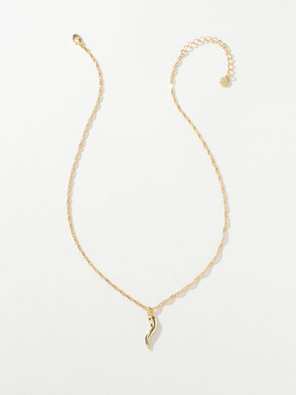 ["Italian Horn Necklace"]