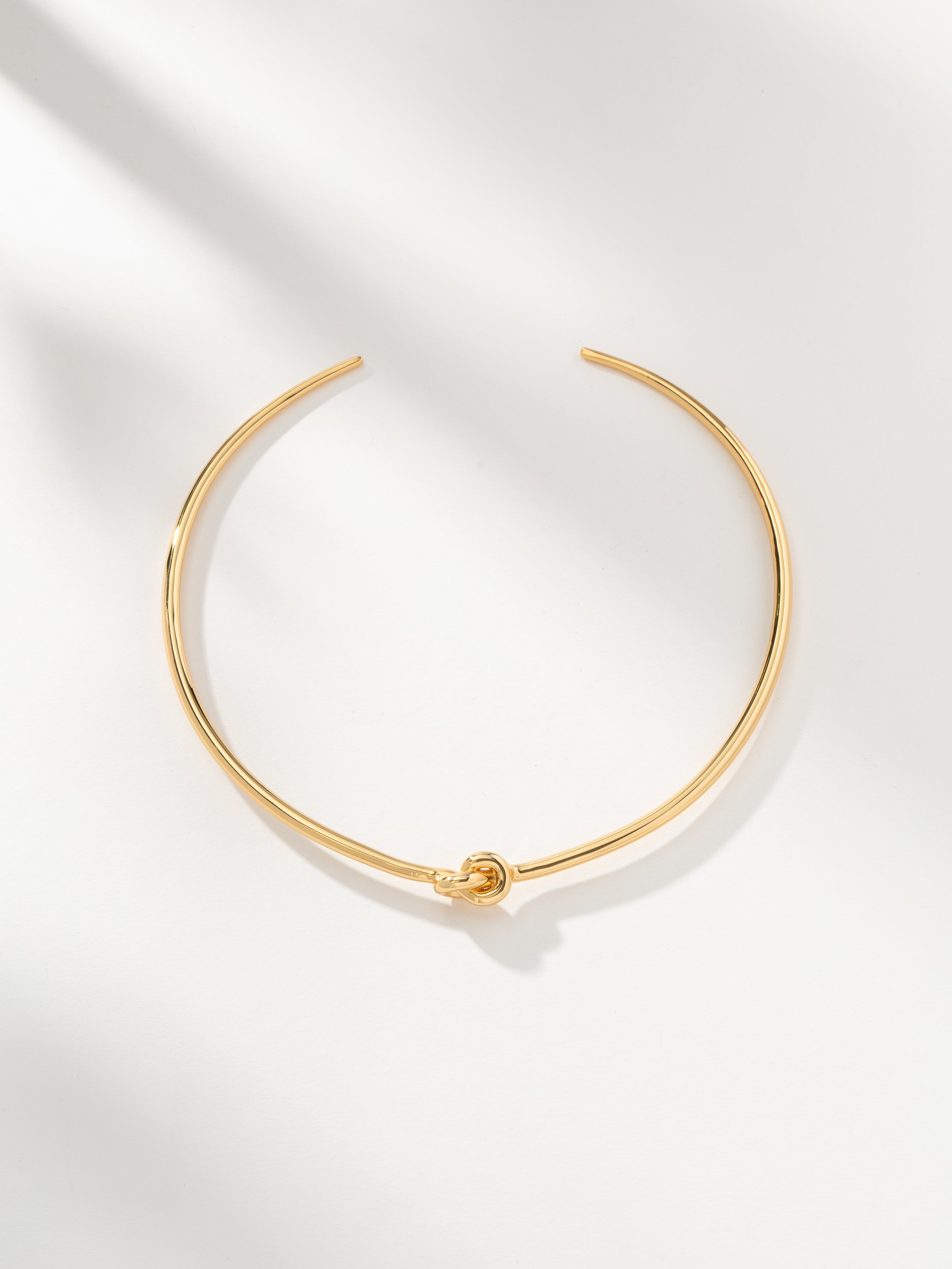 Forever Knot Collar Necklace in Gold | Gold Necklace | Uncommon James