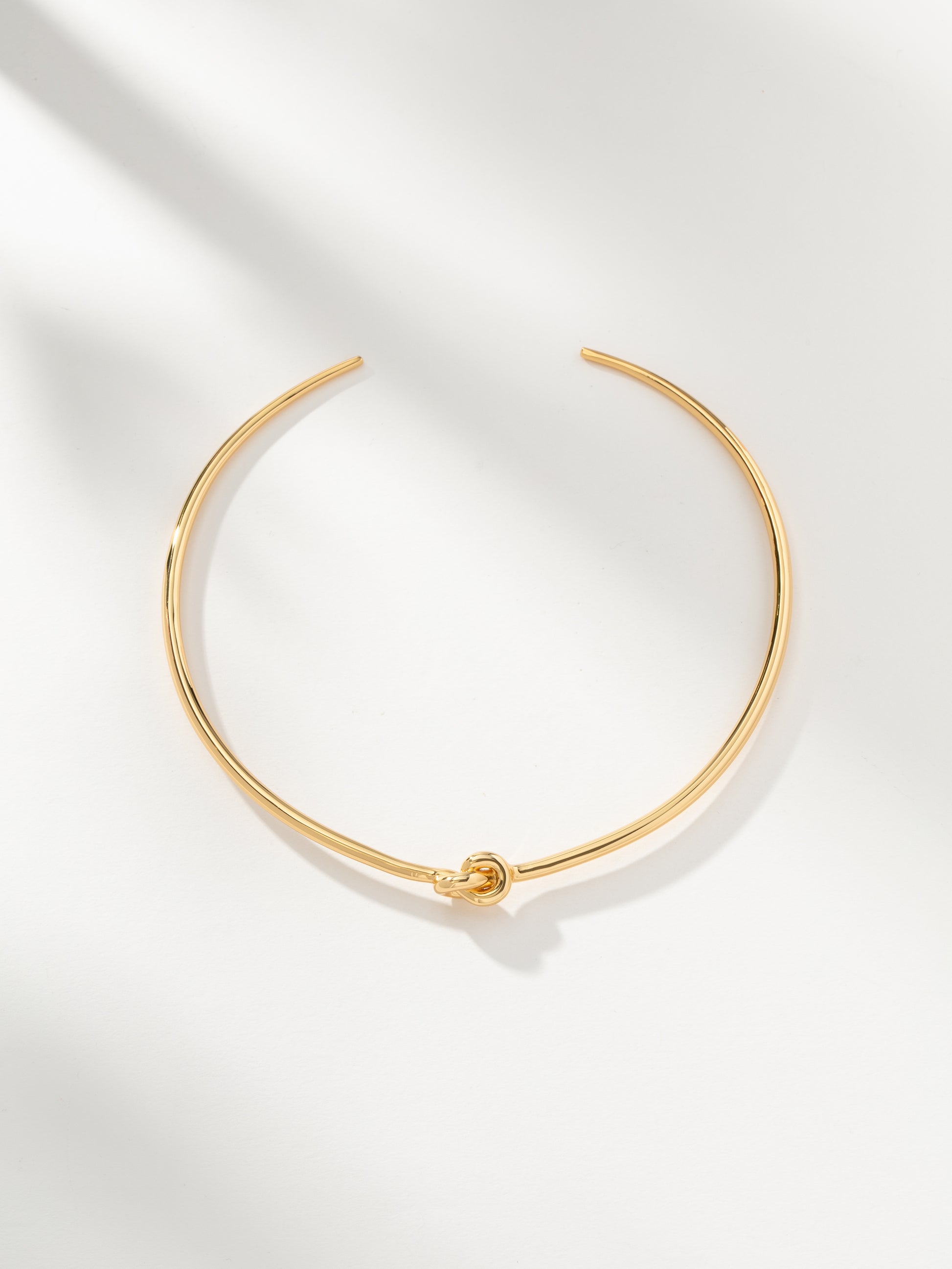 Forever Knot Collar Necklace | Gold | Product Image | Uncommon James