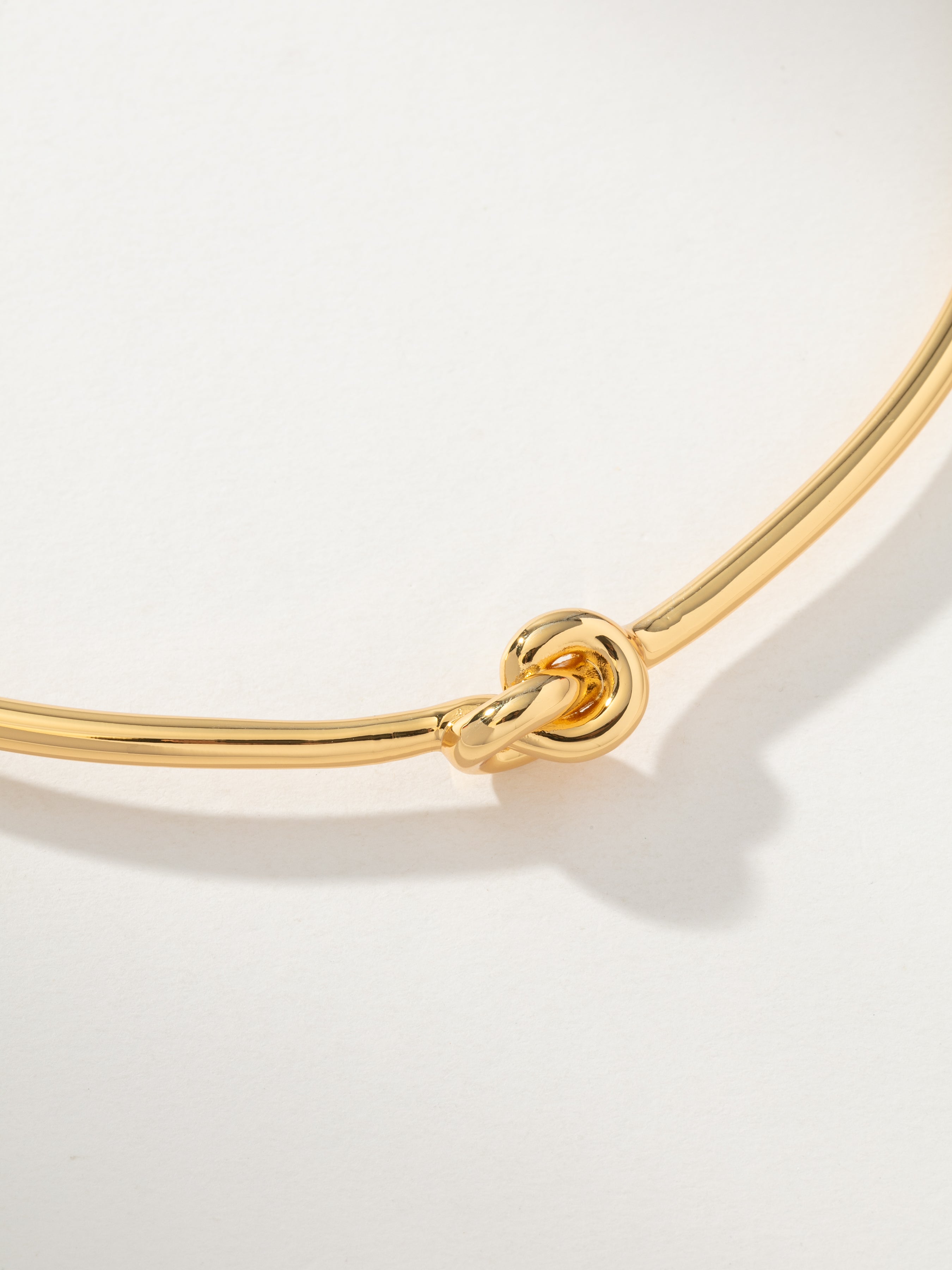 Forever Knot Collar Necklace in Gold | Gold Necklace | Uncommon James