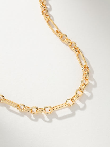 ["Linked Charm Collector Necklace ", " Gold ", " Product Image ", " Uncommon James"]