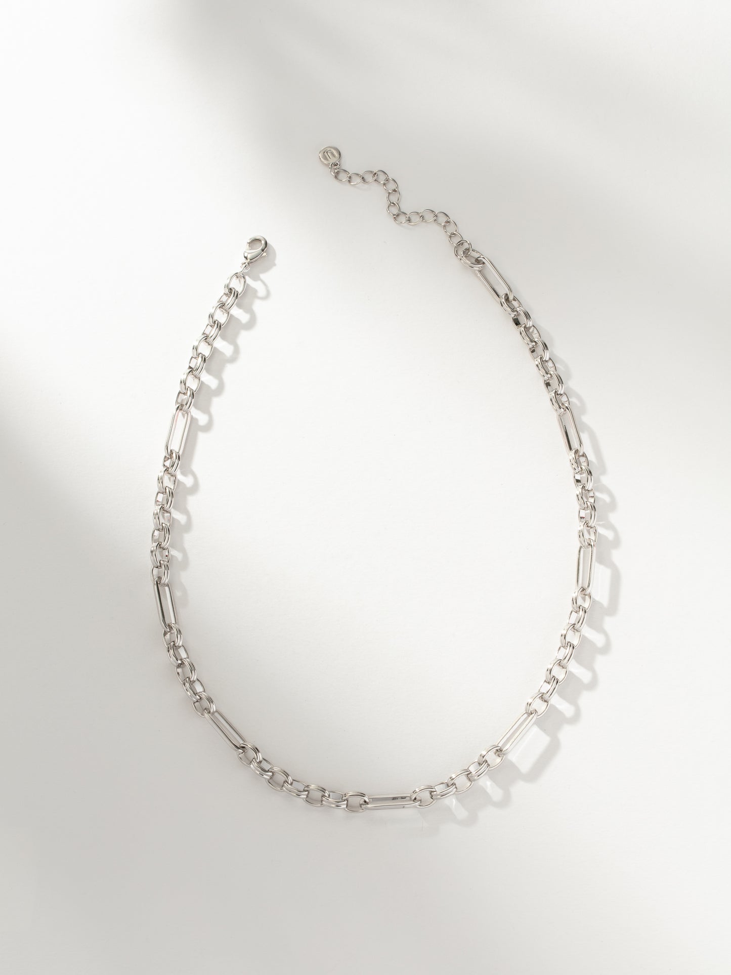 Linked Charm Collector Necklace | Silver | Product Image | Uncommon James