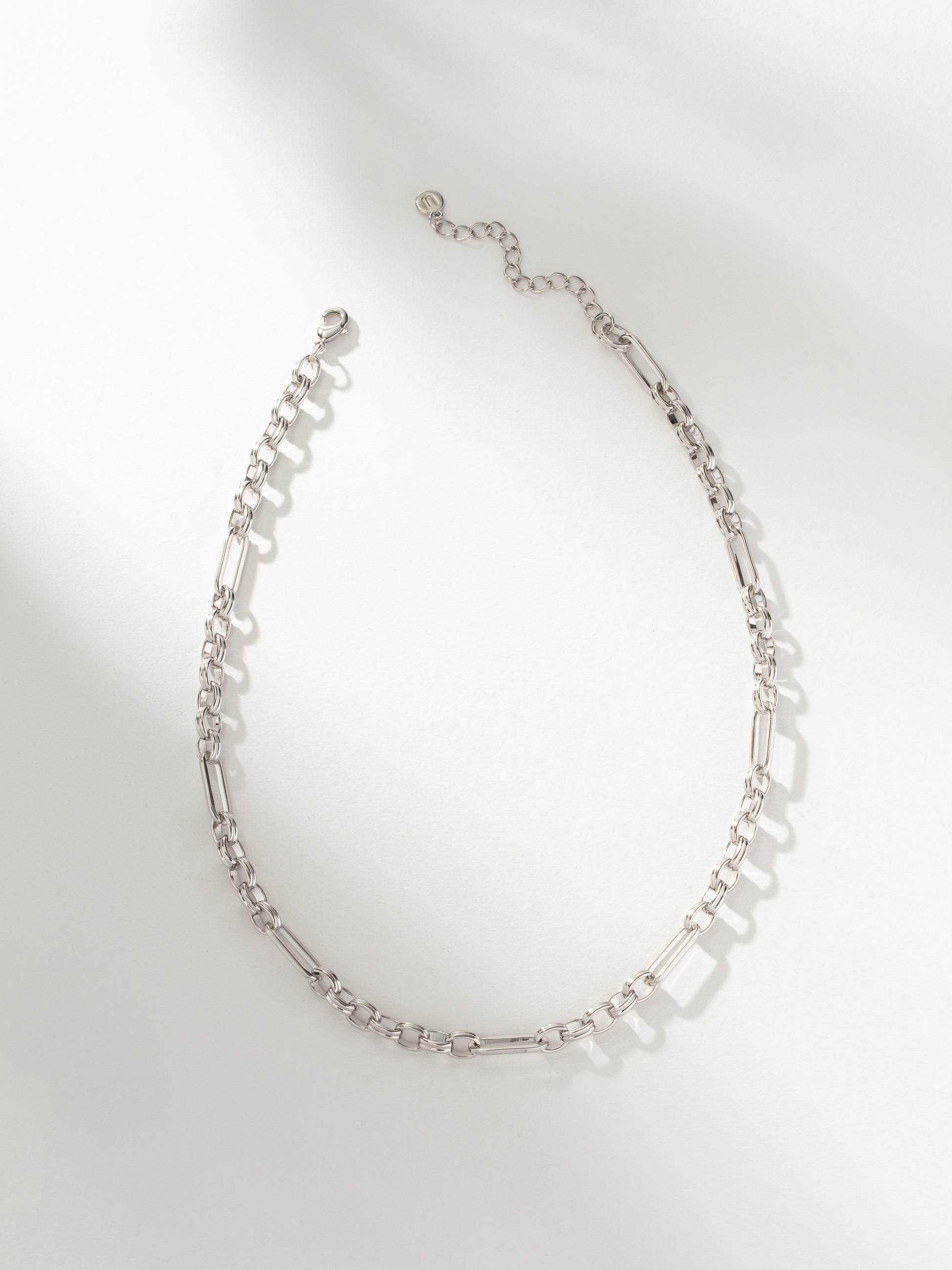 Linked Charm Collector Necklace | Silver | Product Image | Uncommon James