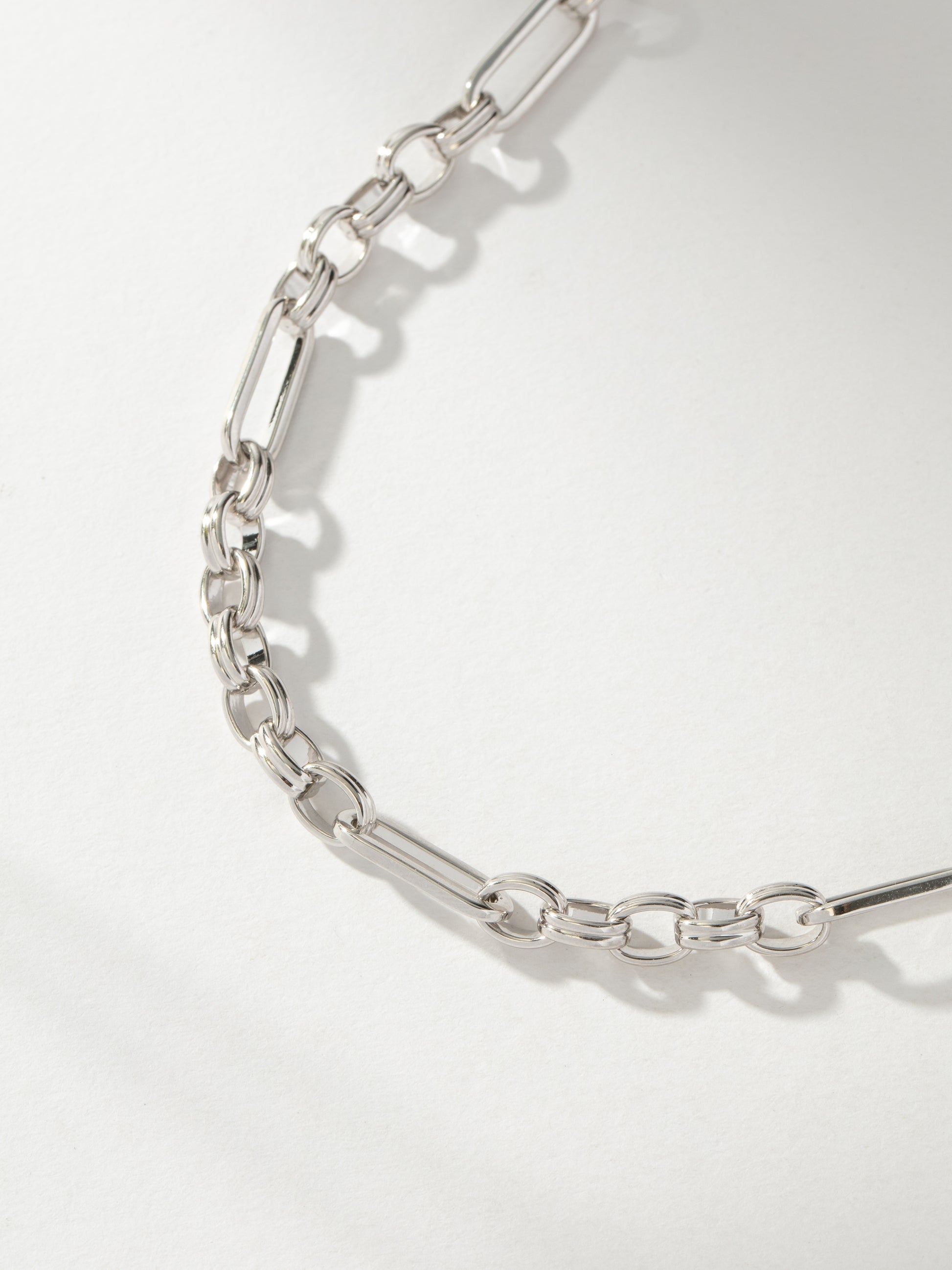 Linked Charm Collector Necklace | Silver | Product Image | Uncommon James
