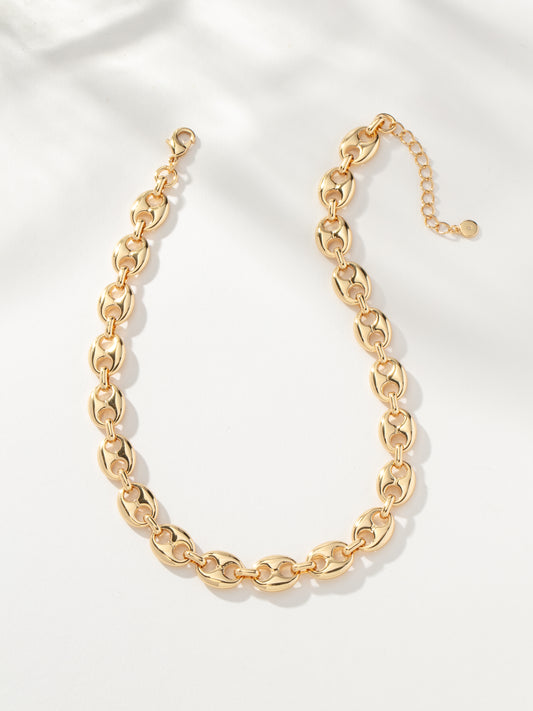 Puffed Mariner Chain Necklace