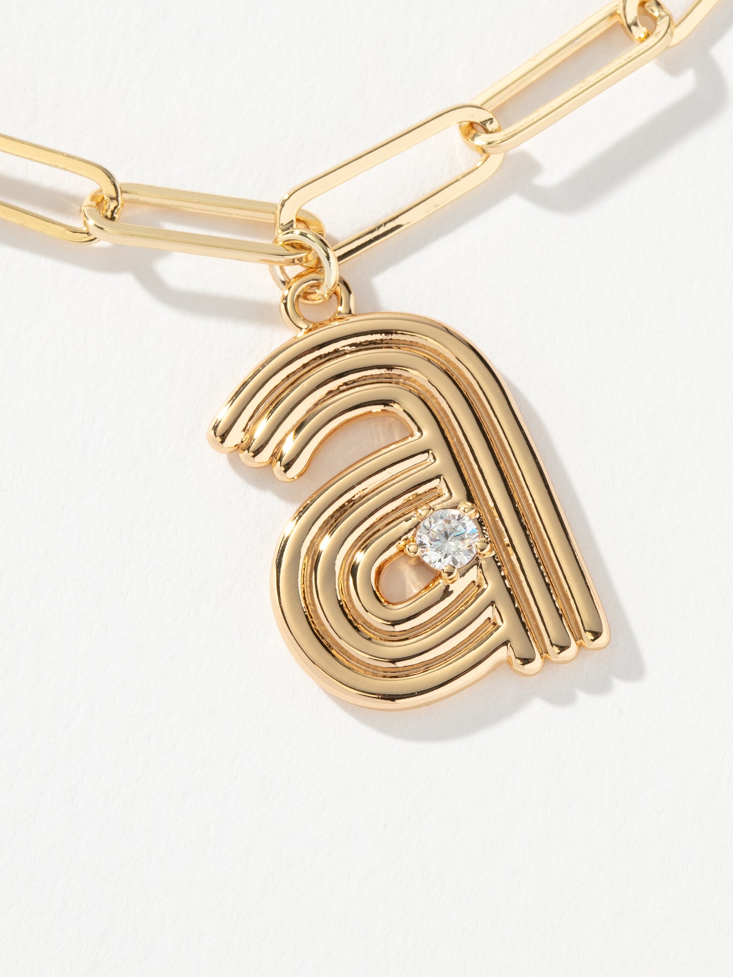 Muse Initial Layered Necklace | Gold A | Product Image | Uncommon James