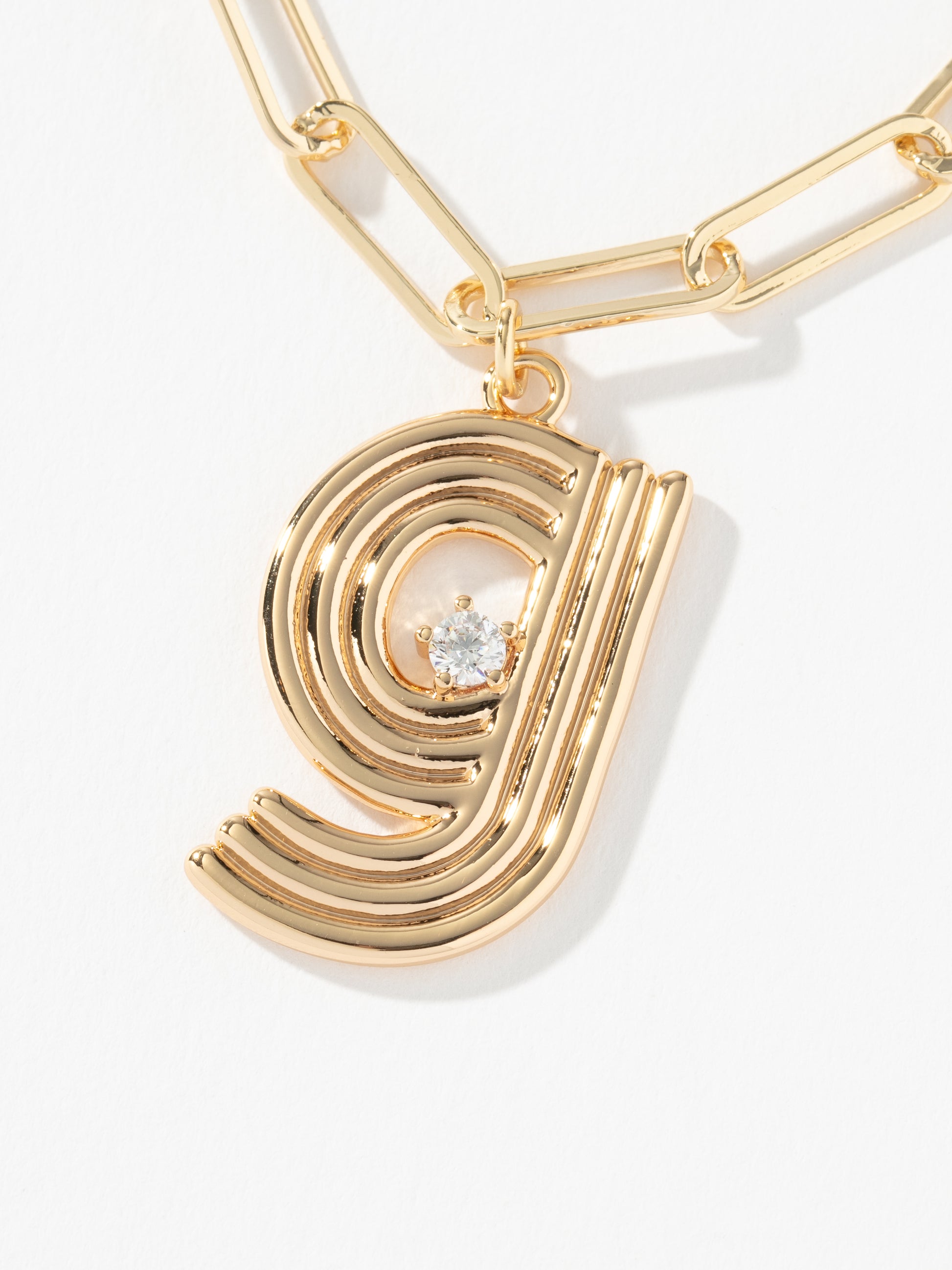 Muse Initial Layered Necklace | Gold G | Product Image | Uncommon James