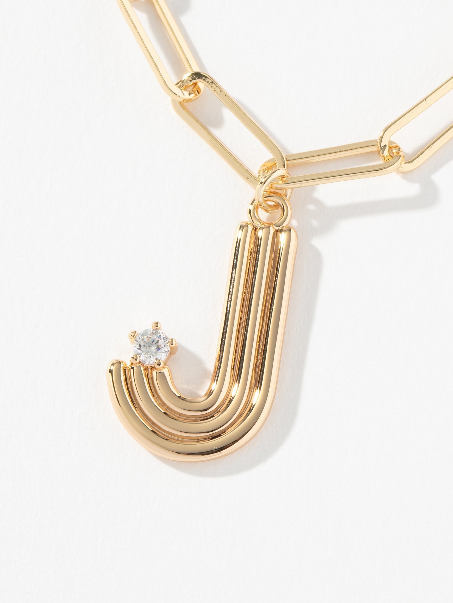 Muse Initial Layered Necklace | Gold J | Product Image | Uncommon James