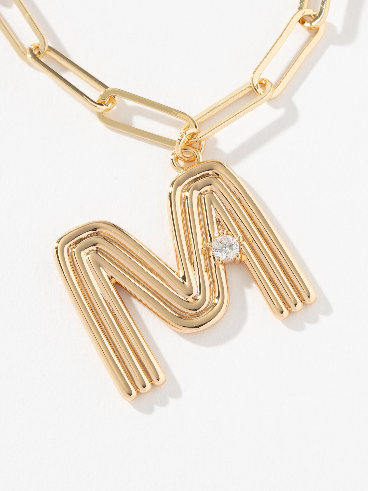 Muse Initial Layered Necklace | Gold M | Product Image | Uncommon James
